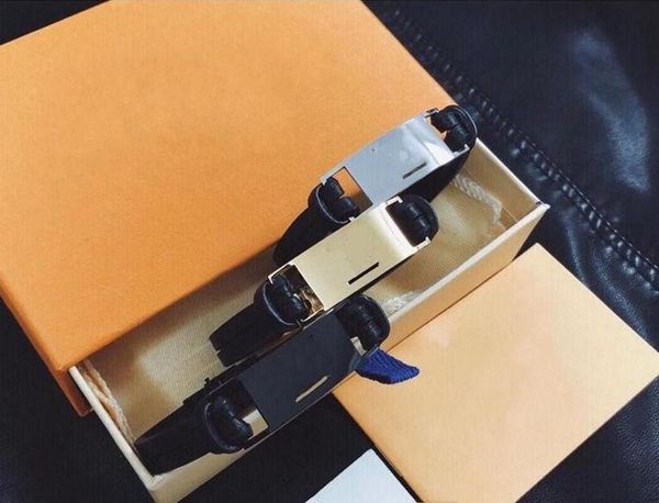 

2021 titanium steel bracelets for women and men leather bracelet bangle for woman jewelry designers bracelet women gift ing, Black