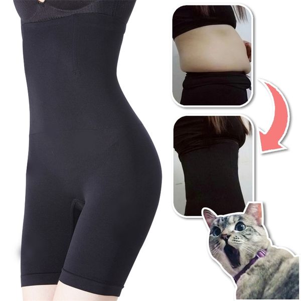 

women high waist trainer slimming tummy control knickers pant briefs plus size lingerie shapewear underwear corset body shaper 210402, Black;white