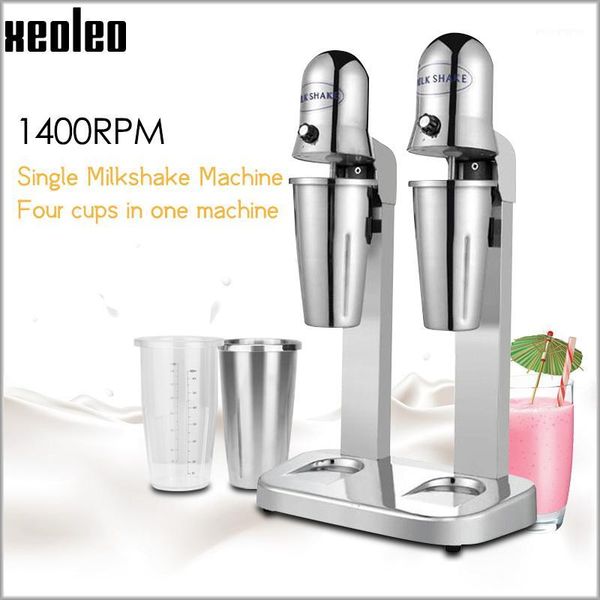 

xeoleo milk shake machine double cups milkshaker stainless steel shaking machine 220v/110v milk mixer bubble1