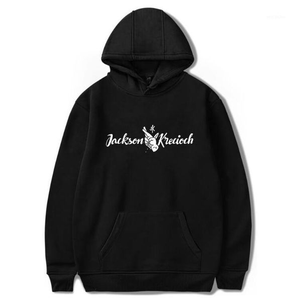 

jackson krecioch hoodie women men's hoodie long sleeve sweatshirt casual harajuku clothes oversized1, Black