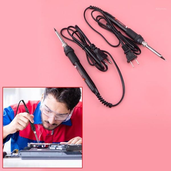 

80w digital lcd electric soldering iron hand welding tool solder wire tweezer adjustable temperature1