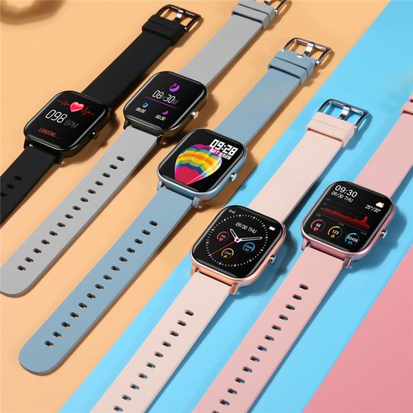 

ip67 p8 smart erst watch for watches wristband mens women sport clock heart rate monitor sleep monitor designer smartwatch tracker