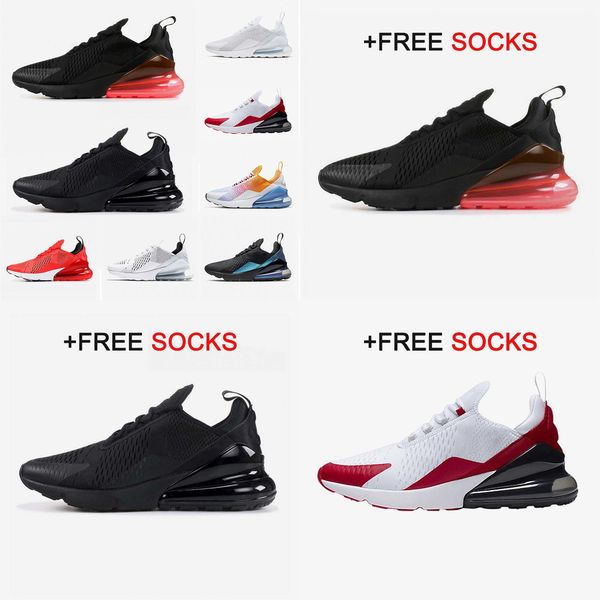 

socks with breathable running shoes for men women triple s black white university red bred rainbow barey rose sepia stone sneakers, White;red