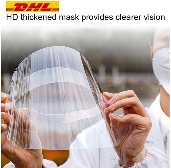 

us stock pet kids shield full face isolation transparent anti-fog mask visor protection hat protective products fy8014