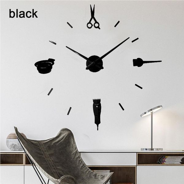 

3d luminous real big wall clock rushed mirror sticker diy living room home decor fashion watches quartz large wmtkgs mywjqq