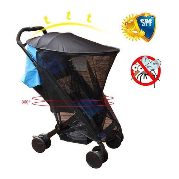 

rain cover stroller sun shade mosquito net infant baby stroller accessories