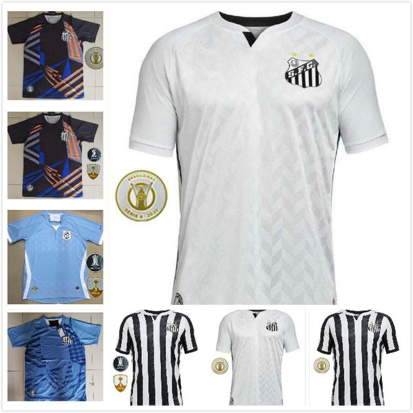 

2020 2021 фк сантос футбол джерси pato sanchez soteldo football jersey kaio jorge verissimo camisa santos 125-летие издание 20/21, Black;yellow