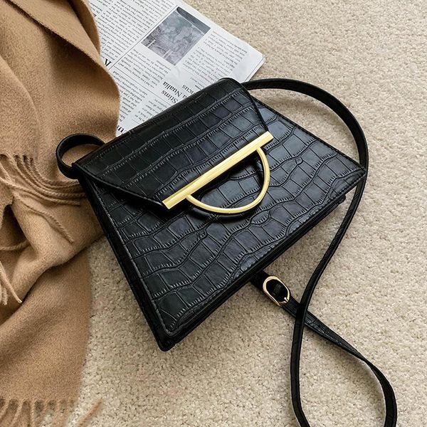 

luxury pu leather crossbody bags for women 2021 small stone pattern hand bag special design shoulder bag and purses