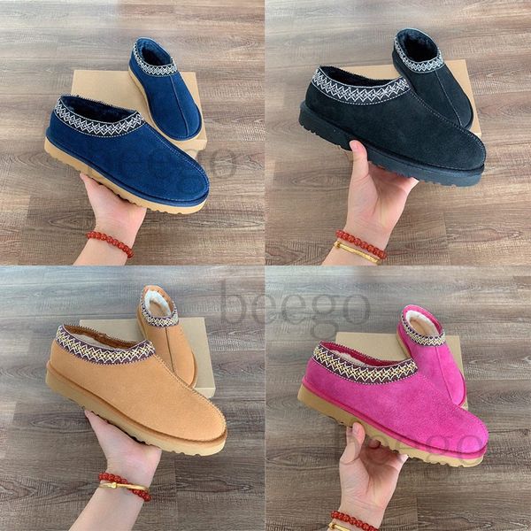 

men women slippers for platform womens fashion mens lady designer luxury australia australian tasman slipper ankle snow classic winter boots, Black