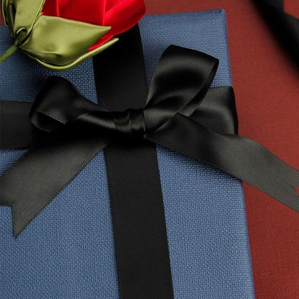

25yards/roll 25mm christmas black gift satin ribbon for sewing diy natural ribbon bow for crafts fabric party wedding de jllaan, Pink;blue