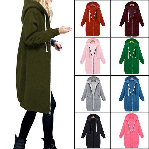 

casual korean style coat full sleeve hooded solid pocket solid autumn winter ladies jacket fashion woman clothes casaco feminino1, Tan;black