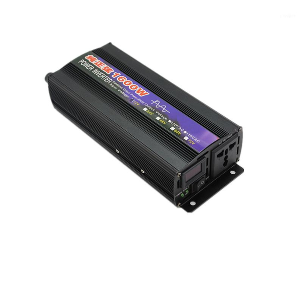

pure sine wave inverter 1600w 50hz car inverter dc12v to ac220v power with digital display1