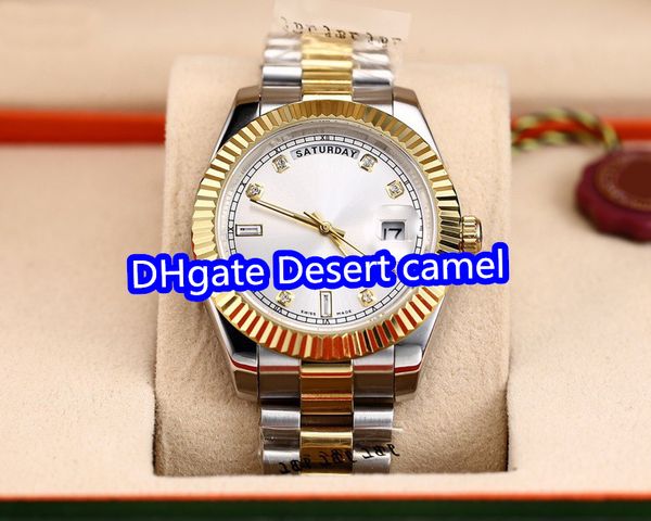 

9 style watch 41mm 904l automatic mechanical men's watches 2813 movement kf factory manufactures week calendar brand waterproof watch-e, Slivery;brown