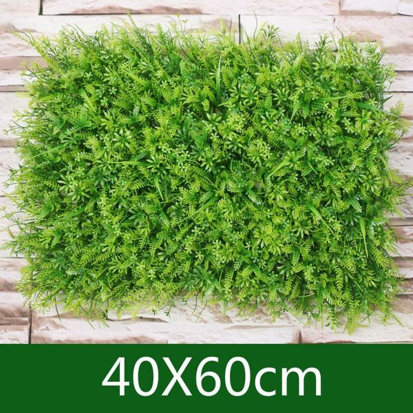 

decorative flowers & wreaths 40x60cm artificial plants simulation plastic grass mat home garden fence decoration carpet lawn fake planta art