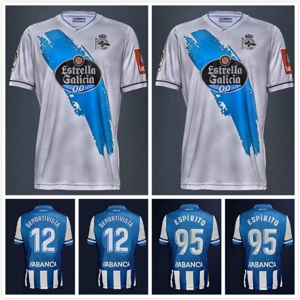 

2020 2021 deportivo de la coruna soccer jerseys home third kit mollejo m.kone sabin aketxe santos 20 21 jersey uniforms football shirt, Black;yellow