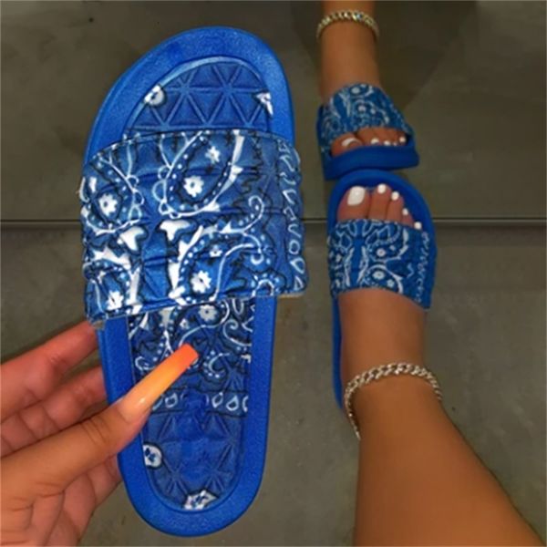 

2021 new woman slippers see graffiti slides ladies thumbs female open foot beach l5c7 gtxa, Black