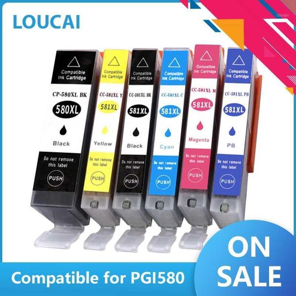 

ink cartridges pgi 580 cli 581 compatible for canon pixma ts705 tr7550 tr8550 ts6150 ts6250 ts8150 ts8250 ts9150 ts9550 printer1