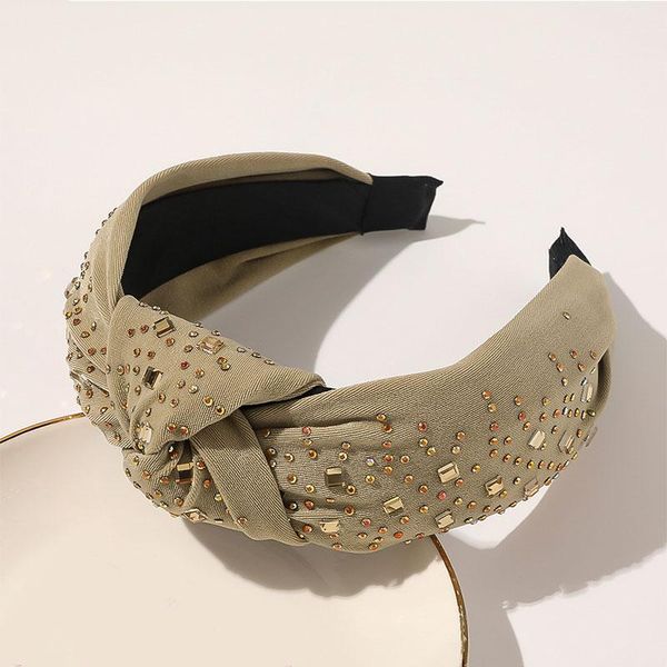 

shiny crystal rhinestone wide headband head hoop women cross knot stretch turban makeup washing face hairbands hair accessories q sqcuhh