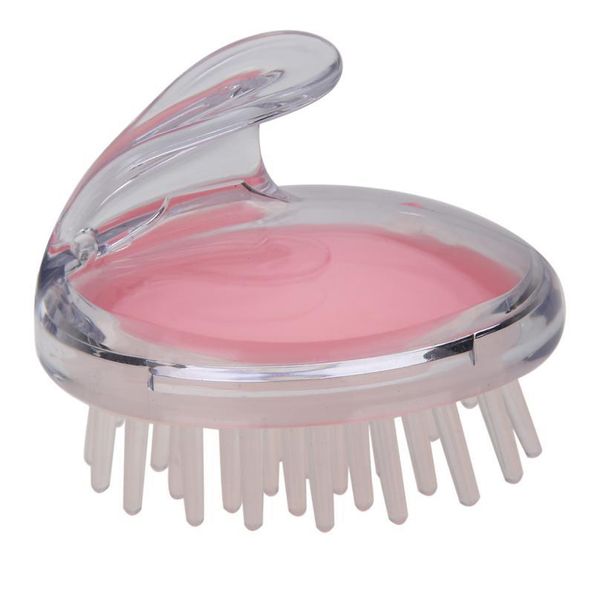 

head body massager sile brush shampoo scalp massage hair washing comb shower bath spa slimming ca sqcyko, Silver