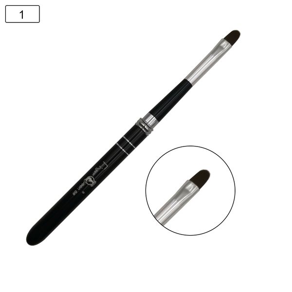 

1pcs black ptherapy pen uv gel nail brush suitable for professional salon or home use