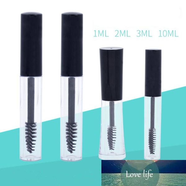 1/2/3/10ml Portatile Trasparente Vuoto Mascara Tubi Eyeliner Tubo Liquido di Imballaggio Crema Fiala Bottiglia Riutilizzabile Contenitori Cosmetici