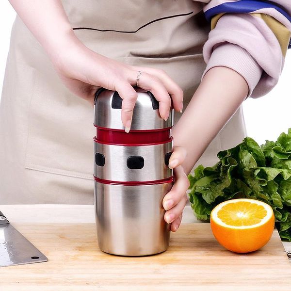 

juicers portable juicer powerful stainless steel lid rotating orange citrus lemon honey1