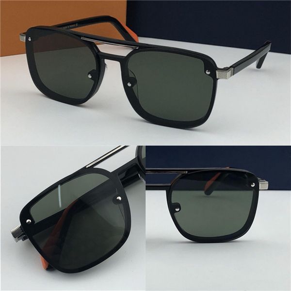 Louiseviution 1023 occhiali da sole senza cerchio LVSE Fashion Square Design Frame Simple Men Avant-Garde Style di alta qualità Uv400 Glasshi protettivi Case