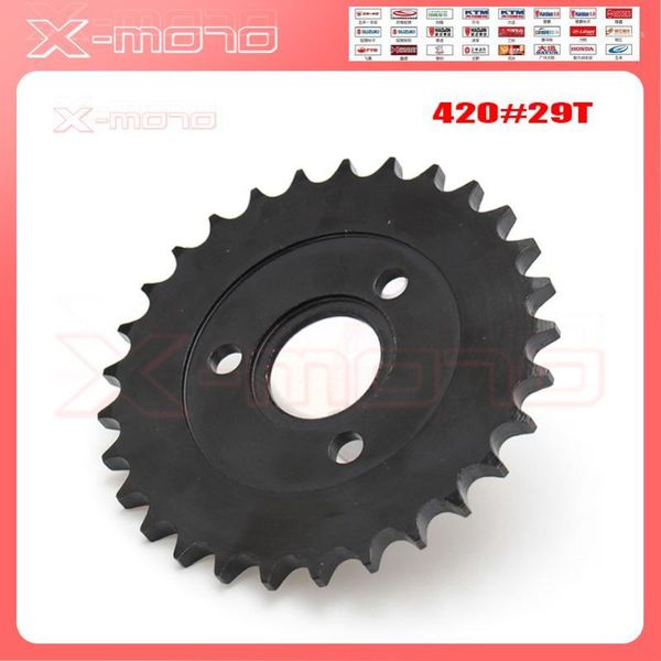 

engine assembly motorcycle parts z50 rear gear sprocket 29 t tooth for 420 chain pitbike rm monkey bike 50cc1
