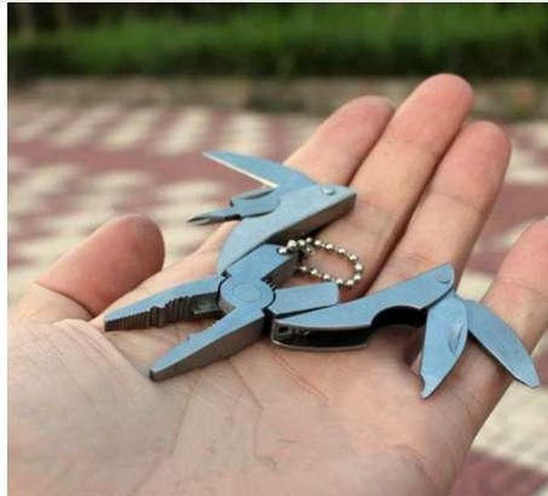 

pocket multitools plier 1pc outdoor mini portable folding muilti-functional plier clamp keychain wmtrdt lottery2010