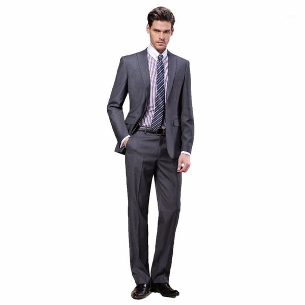 

brand darouomo fashion men suits new arrival slim blazer business wedding suit jacket pants selling men's dress dr8168-3#1, White;black