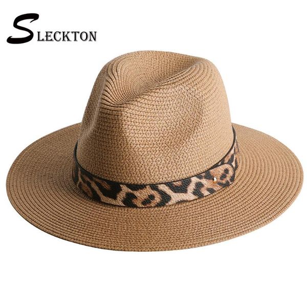 

slcketon 2021 summer sun hat для женщин и мужчин моды соломенной шляпки бича щитков caps унисекс панама фетрового джаз cap s1267, Blue;gray