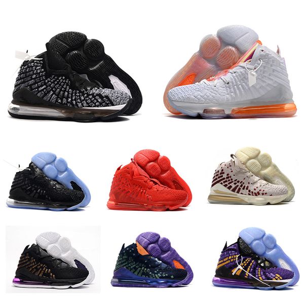 

2020 new lbj 17 basketball shoes arrival sneakers 17s pack black gum mens trainers sports sneakers size 40-46