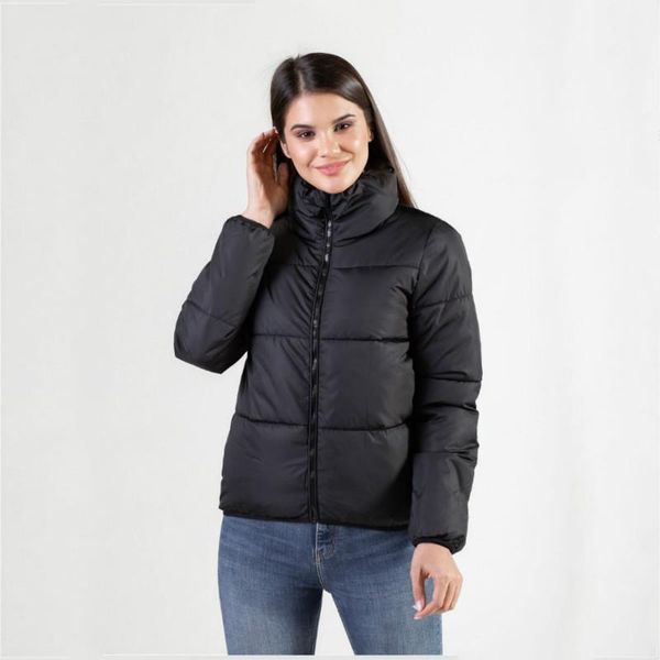 

cotton coat coat ins short jacket cotton ins half season collar dress women fashion1, Black