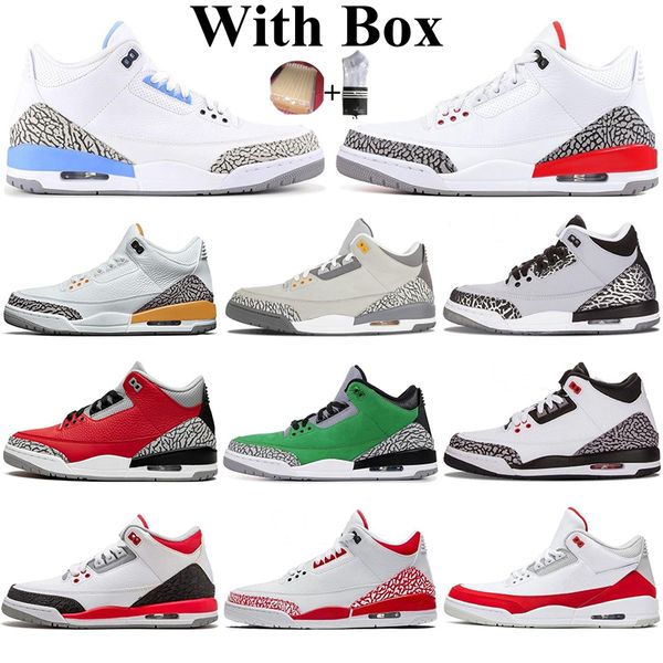 

with box womens 3 mens basketball shoes high og 3s red cement tinker true blue charity game outdoor mocha trainers sneakers 40-47