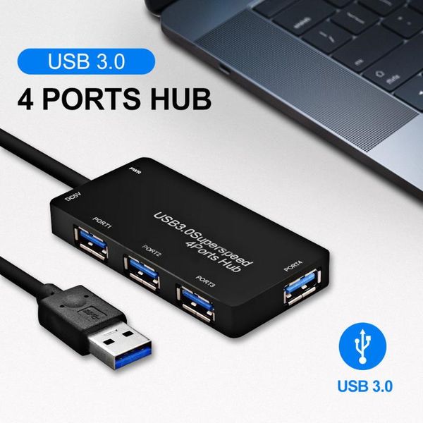 

hubs micro usb hub 3.0 adapter multi splitter concentrator 5gbps high speed mini 3 hab for computer pc accessories