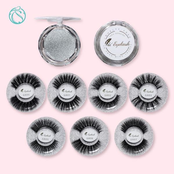 

false eyelashes 50pairs mink eyelash wholesale fluffy lash custom private label natural wispy lashes makeup