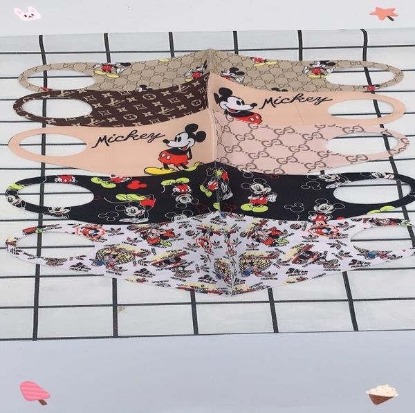 

letter spring summer brand designer face mask luxury sunproof dustproof cycling sports mouth cover breathable masks wash