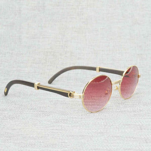 

2022 factory wholesale model natural wooden men buffalo horn clear women for club driving shades wood round gafas oculos goggles sunglasses, White;black