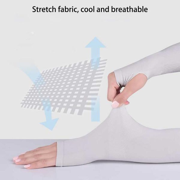 

2pcs arm sleeves warmers sports sleeve sun uv protection hand cover cooling warmer running fishing cycling ski mangas para brazo, Black;gray