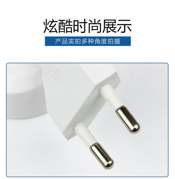 

100 pcs power plug adapter supply eu plug dc for electric toothbrush opp bag