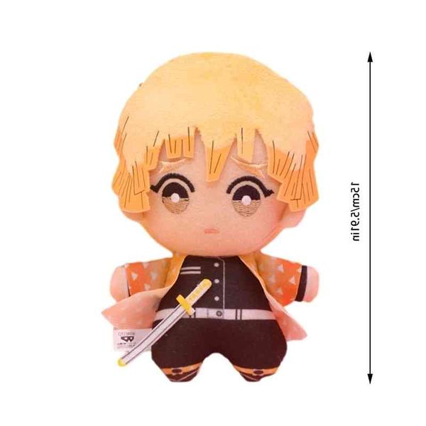 

5615cm anime demon slayer plush doll kimetsu no yaiba agatsuma zenitsu nezuko hashibira figure cartoon toys kids gift