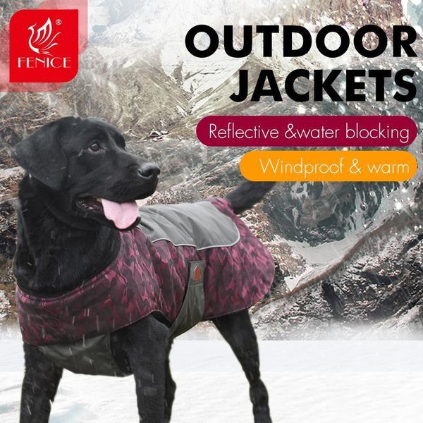 

dog apparel fenice professional pet handsome camouflage windproof winter warm jacket outdoor coat cloth1