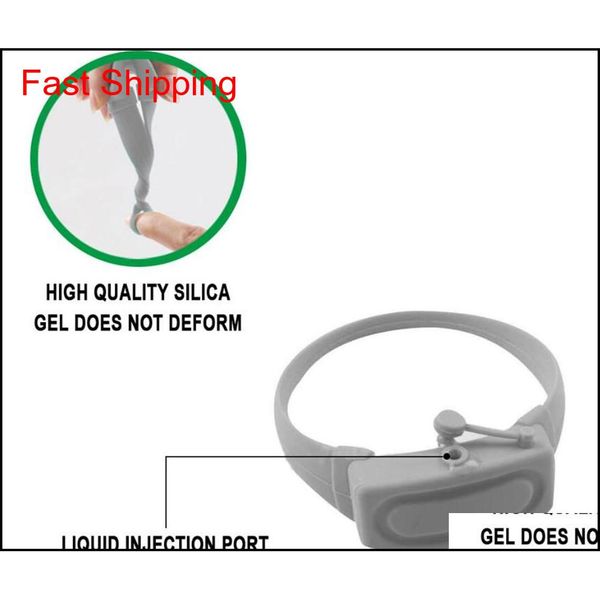 

new home hand sanitizer disinfectant sub-packing sile bracelet wristband hand dispenser wearable hand sanitize qyljvp toys2010