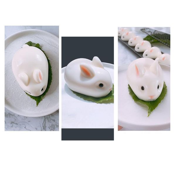 

sile 3d bunny rabbit cake molds sile molds for baking dessert mousse 6 forms new cake decoratin qylziv