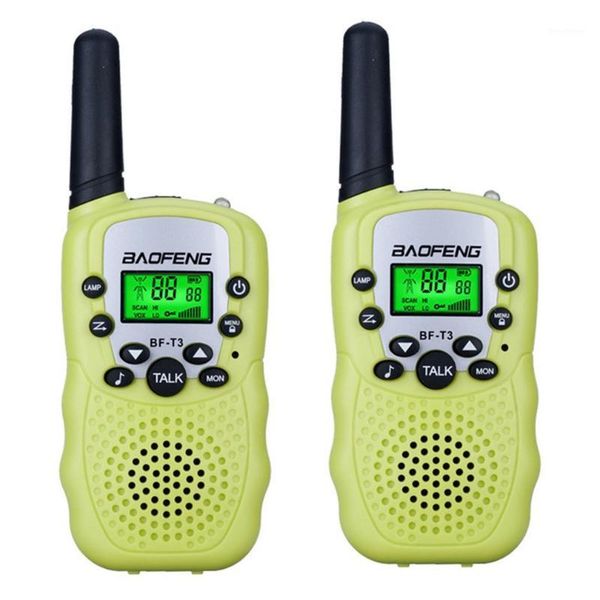 

2pcs baofeng bf-t3 uhf462-467mhz 8 channel portable two-way 10 call tones radio transceiver for kids radio kid walkie talkie1