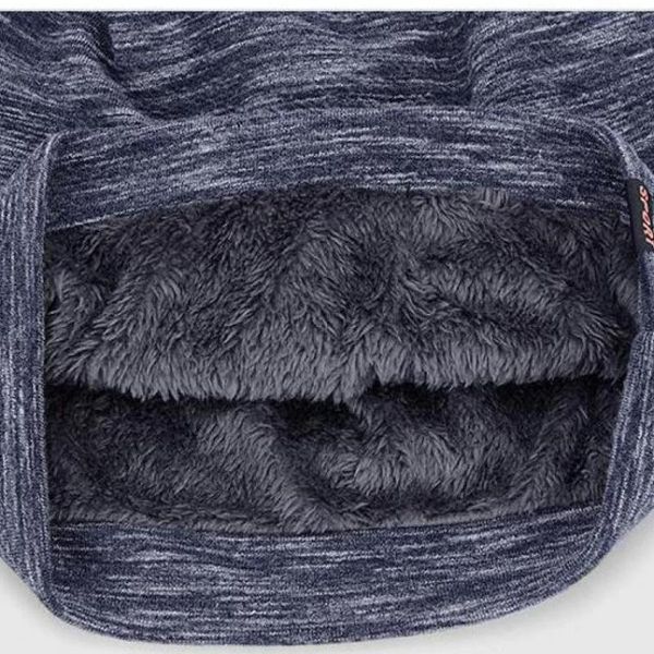 

cokk hat winter men knitted beanie winter hats for men women simple casual bonnet velvet warm beanies for men gorro swy wmtzkb, Blue;gray