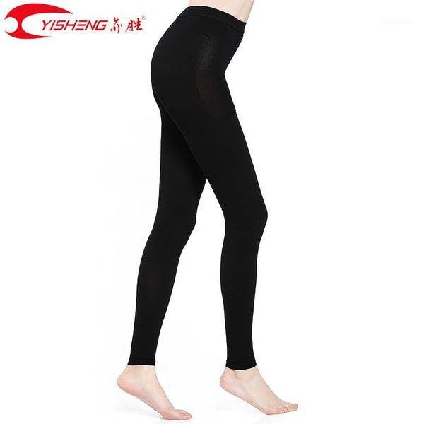 

yisheng 34-46mmhg compression pantyhose women varicose veins compression tenths pants stockings1, Black;white
