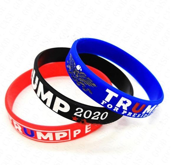 

america donald silica gel bangle 2020 trump keep great letters printing wrist environmental bracelets accessories