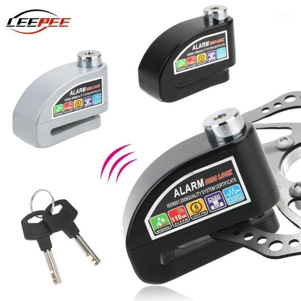

leepee universal motorcycle alarm lock motor disc brake lock accessories bicycle bike security anti-theft waterproof1