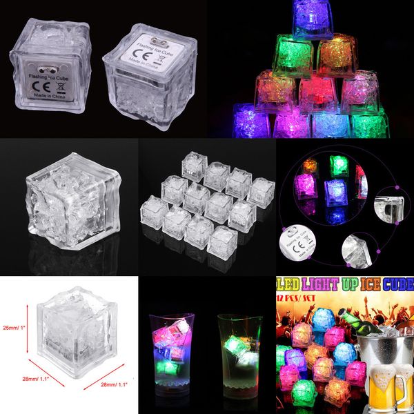 

dmpzkbqkcolor cube lights changing led glowing ice cubes blinking flashing novelty party supply